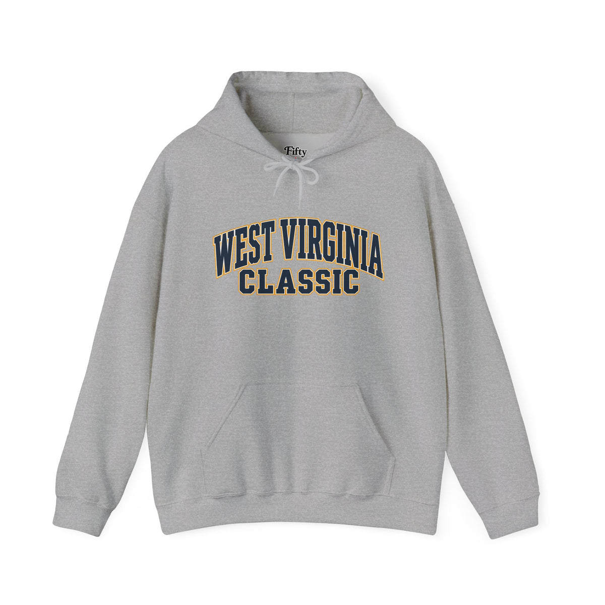 West Virginia Classic Unisex Hoodie State Name Graphic
