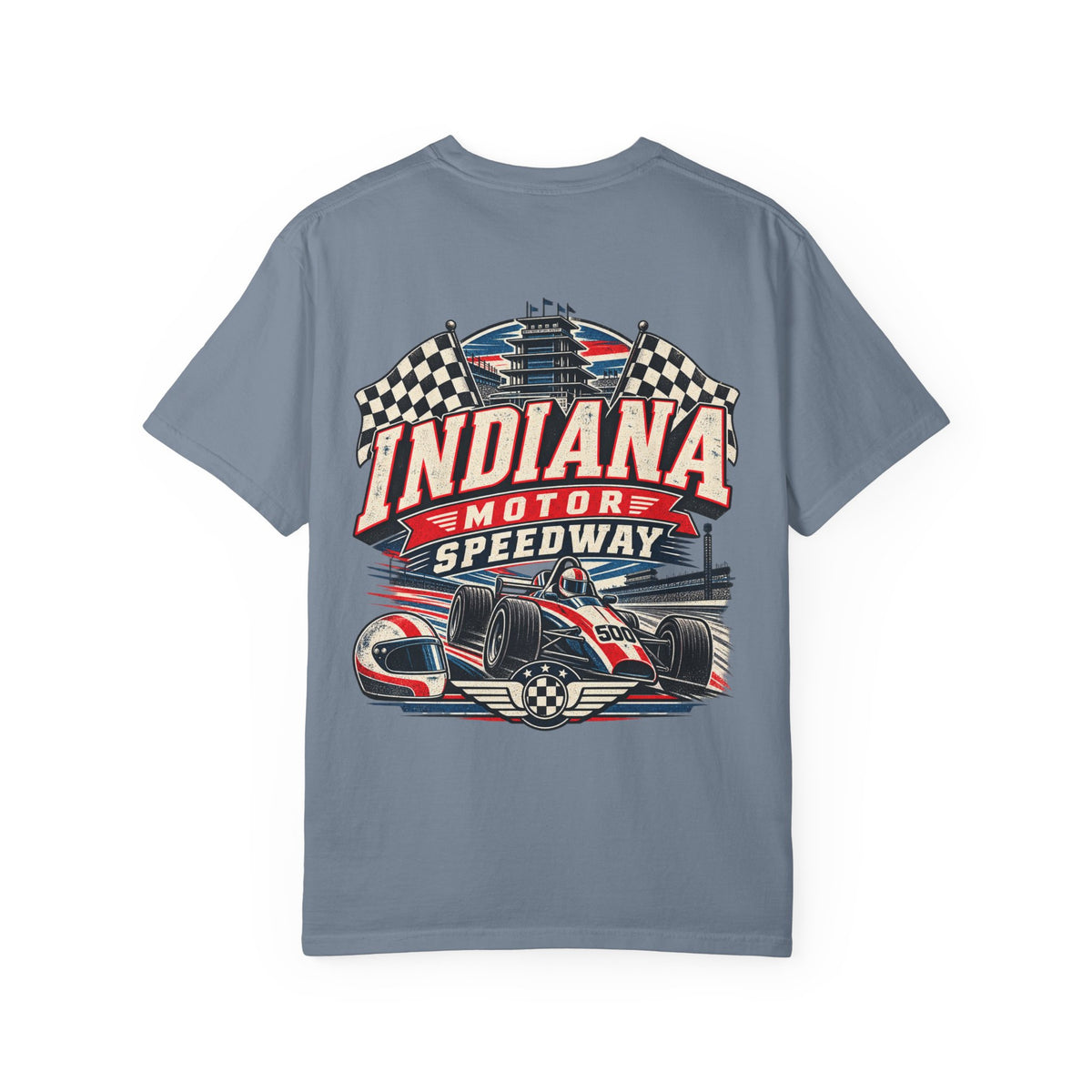 Indiana Motor Speedway Unisex Comfort Color 1717 Streetwear Graphic Tee