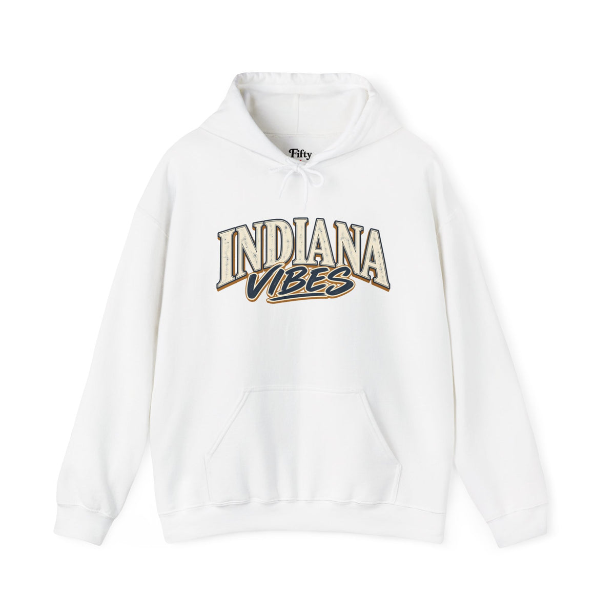 Indiana Vibes Unisex Hoodie State Name Graphic