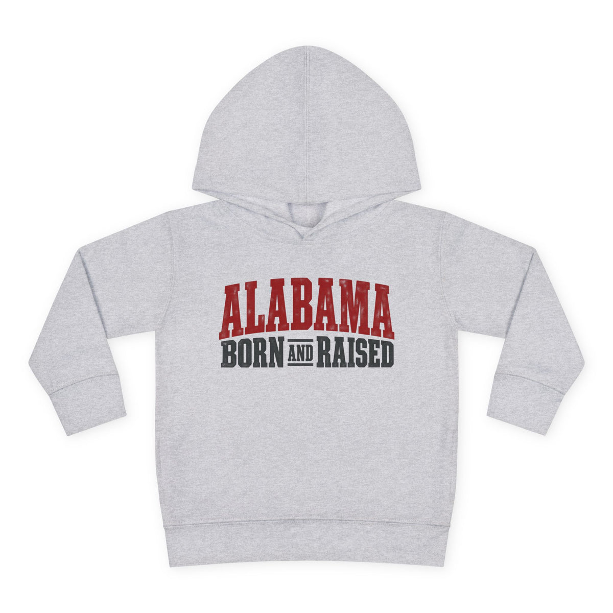 Alabama Born and Raised Rugged Workwear Unisex Toddler Pullover Fleece Hoodie