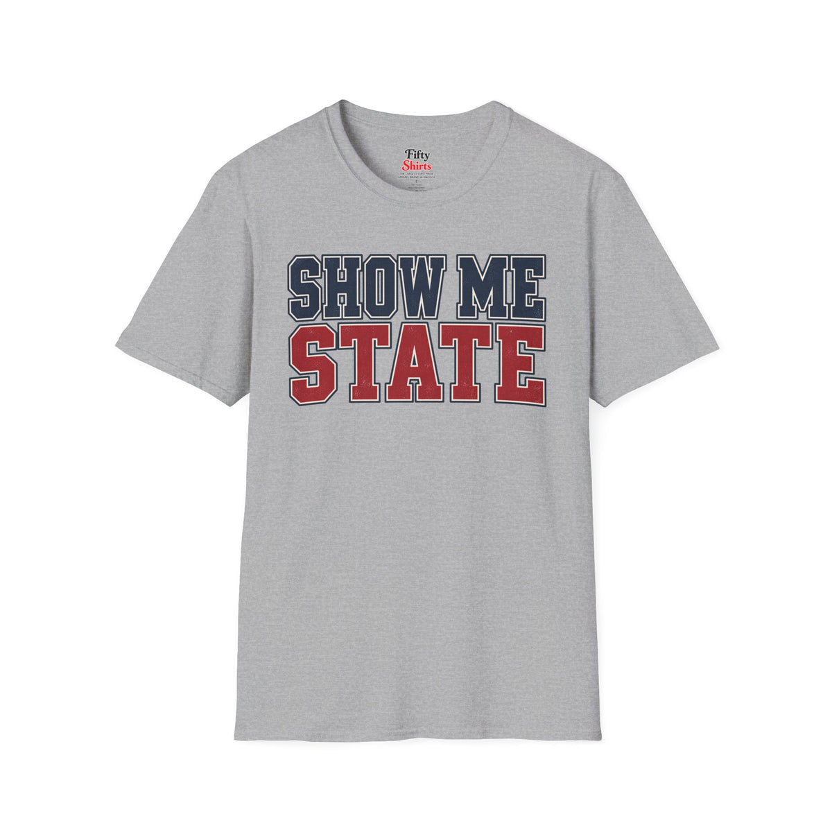 Missouri Show Me State Unisex Softstyle T Shirt State Name Graphic Tee