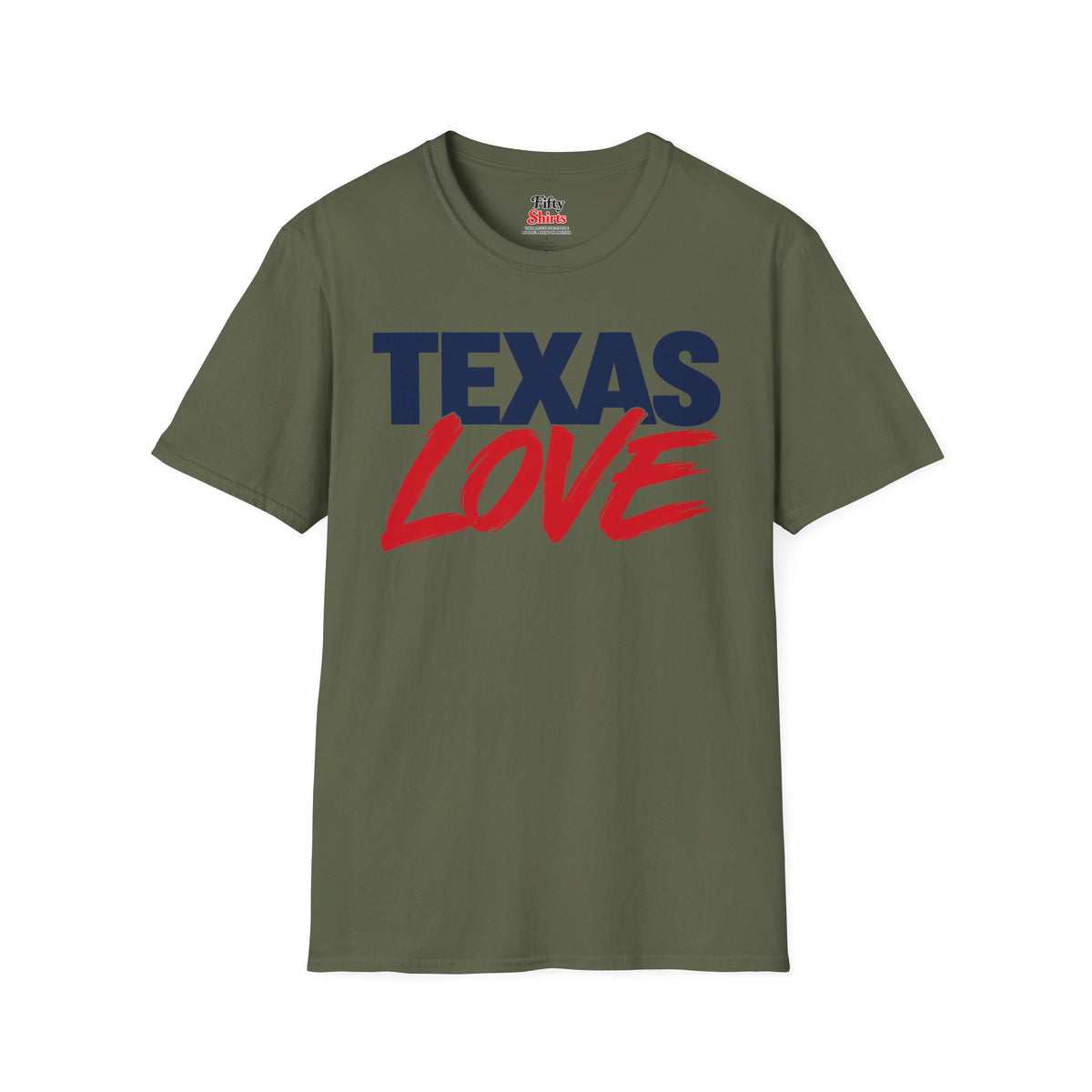 Texas Love Unisex Softstyle T Shirt State Name Graphic Tee