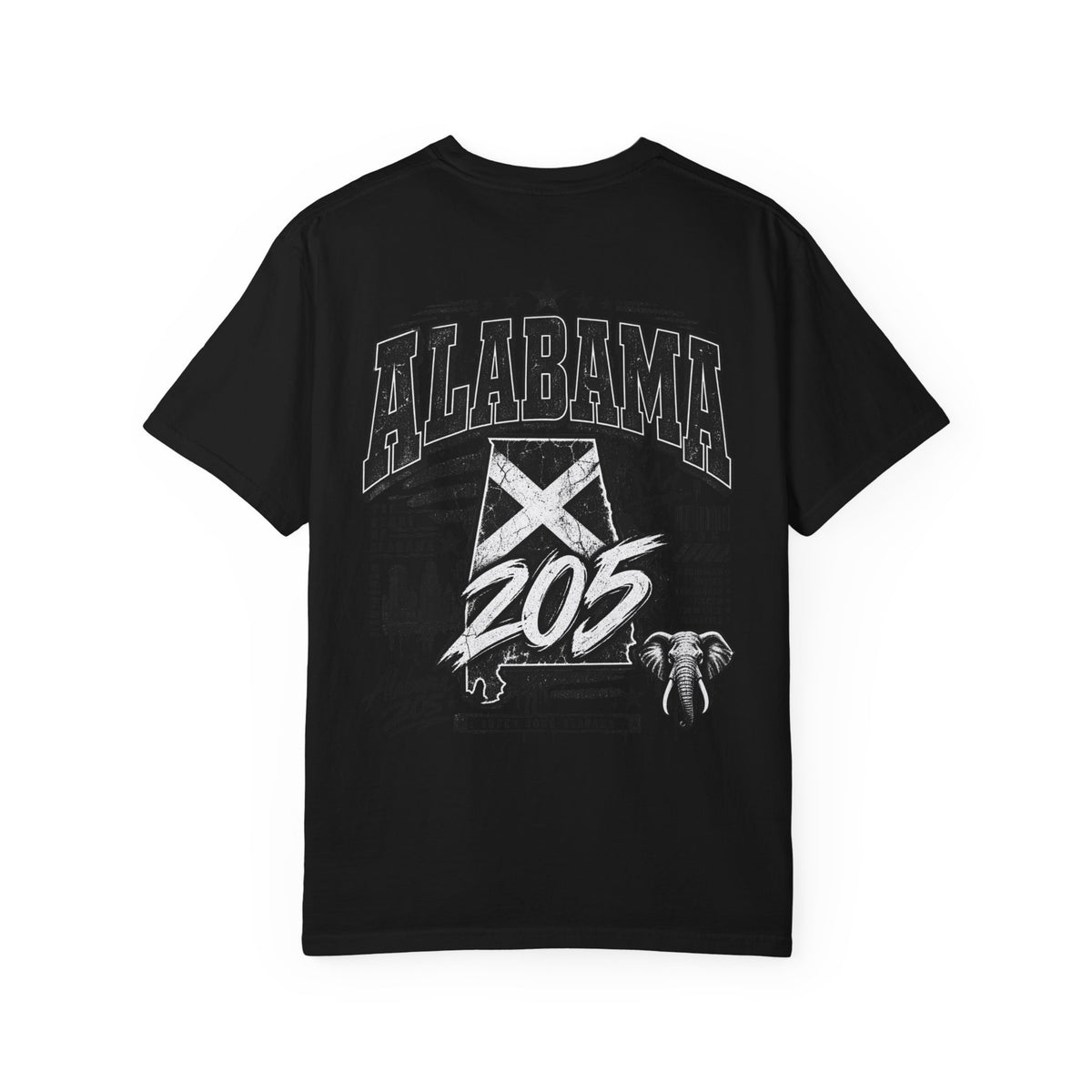 Alabama 205 Unisex Comfort Color 1717 Streetwear Graphic Tee