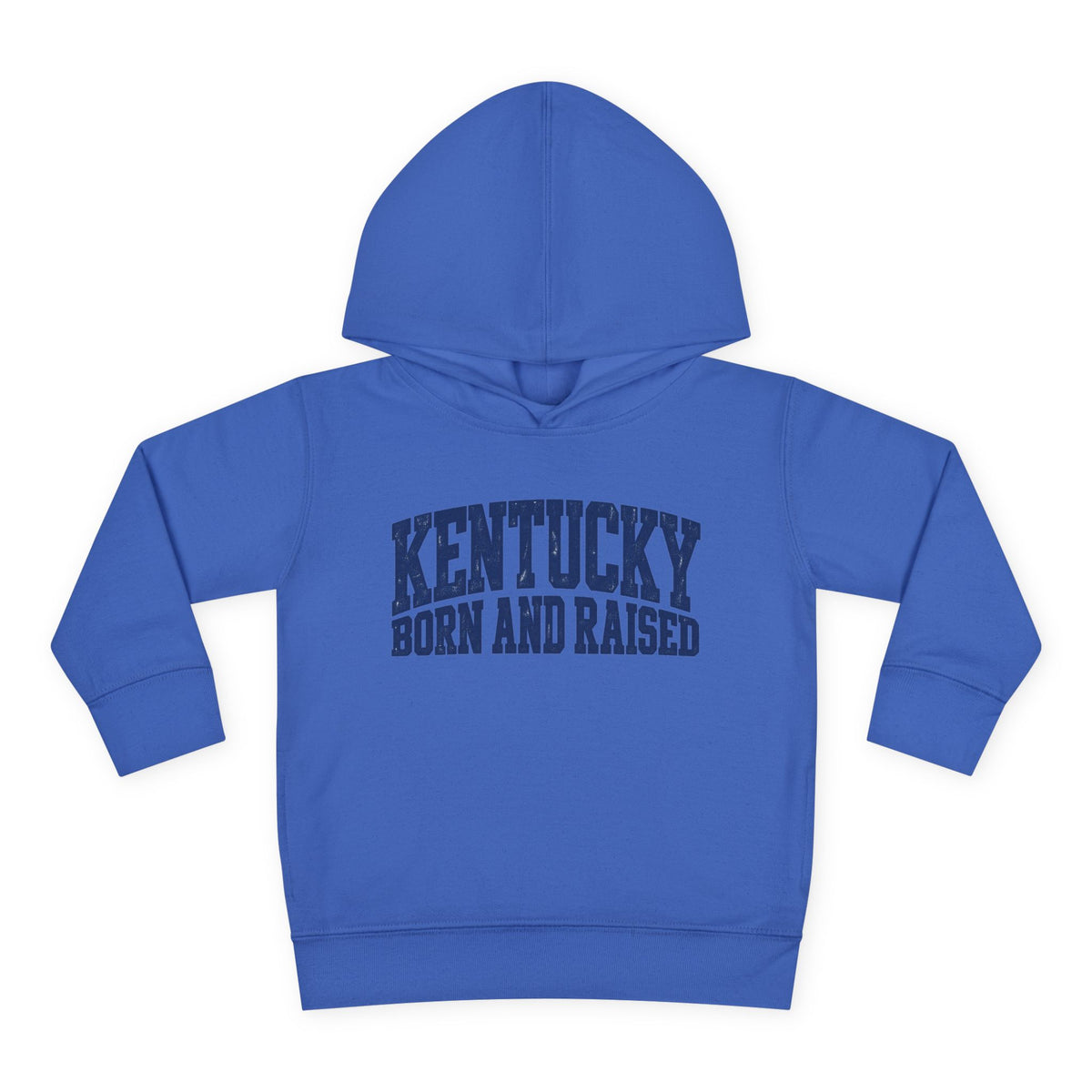 Kentucky Born and Raised Bold Athletic Unisex Toddler Pullover Fleece Hoodie