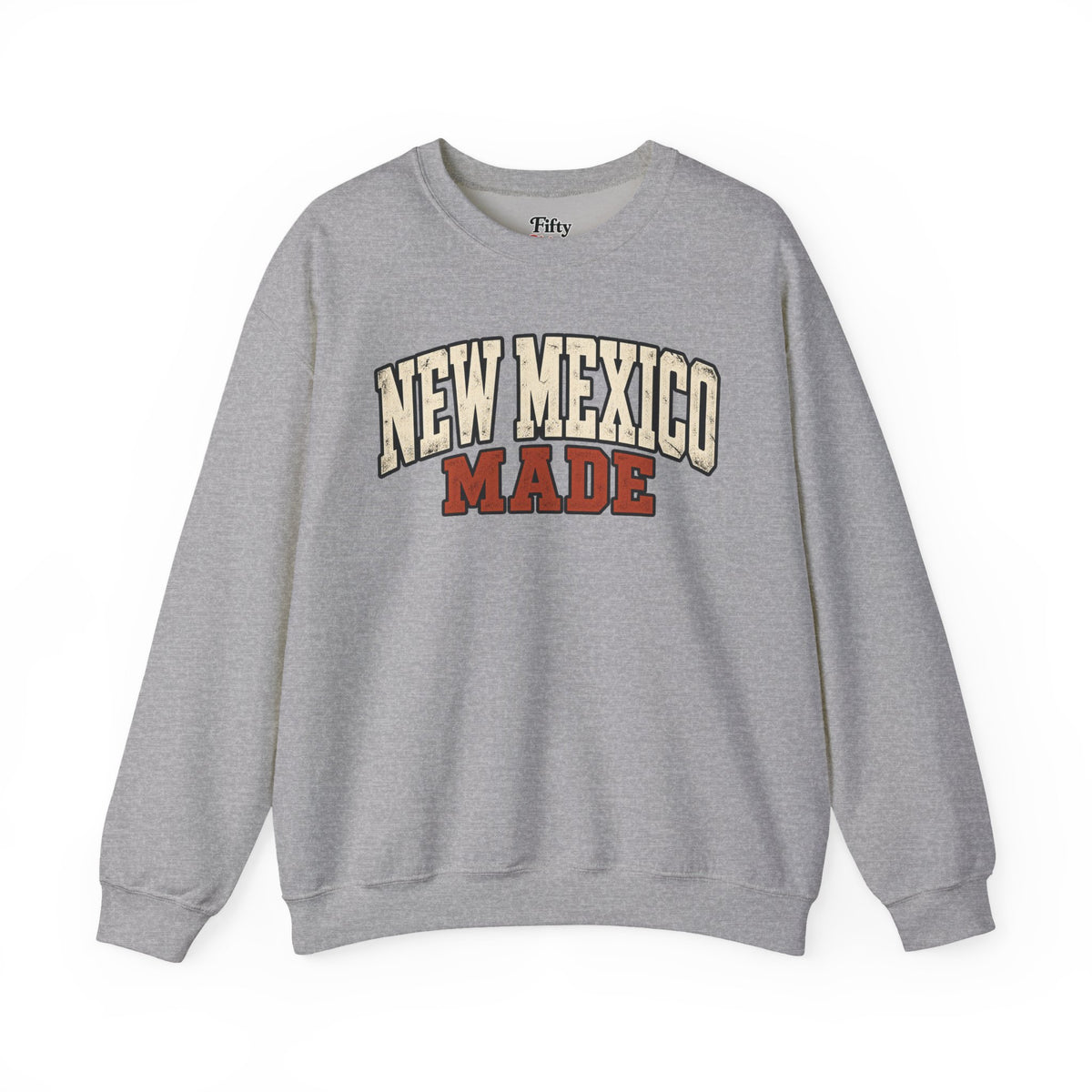 New Mexico Made Unisex Crewneck Sweatshirt State Name Graphic