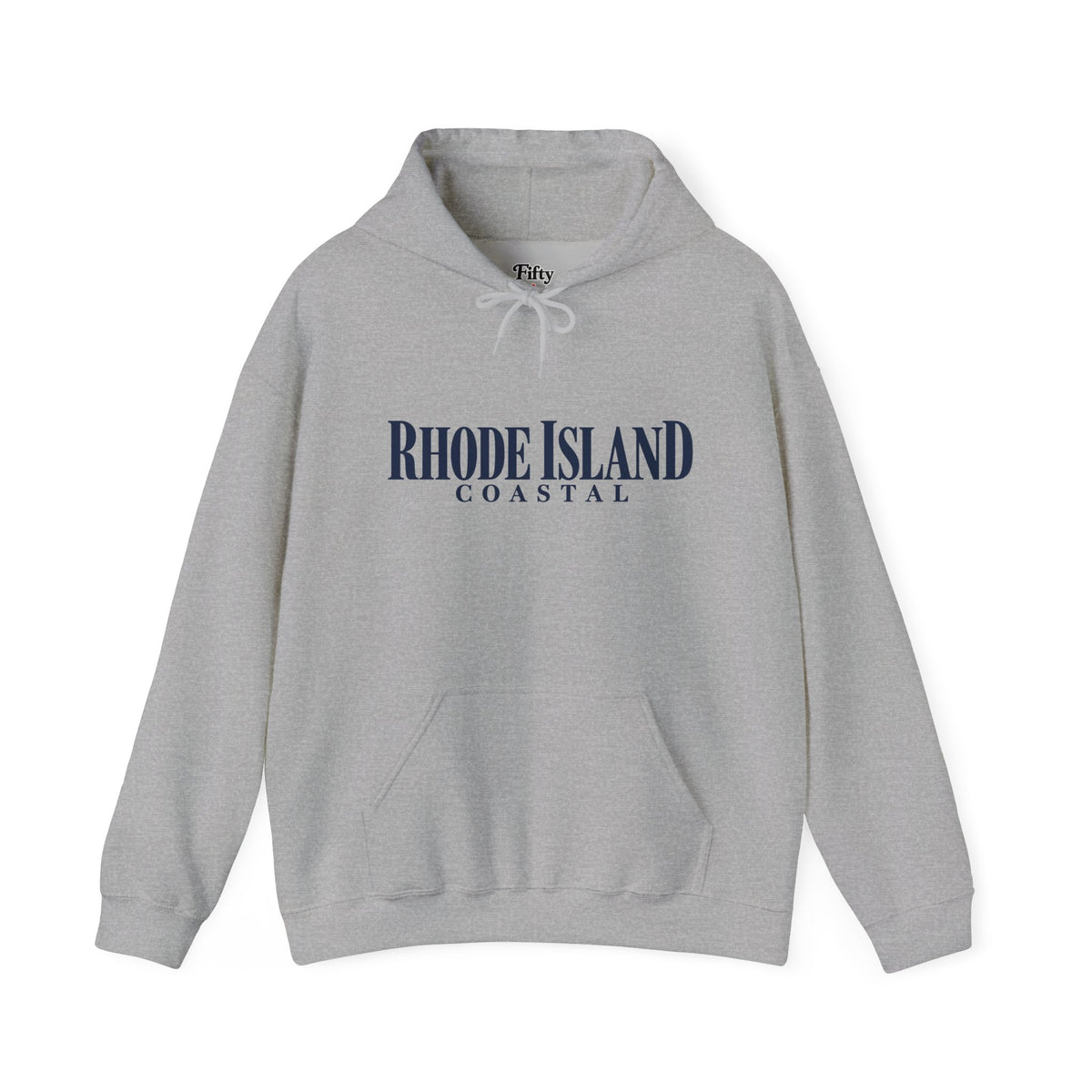 Rhode Island Coastal Unisex Hoodie State Name Graphic