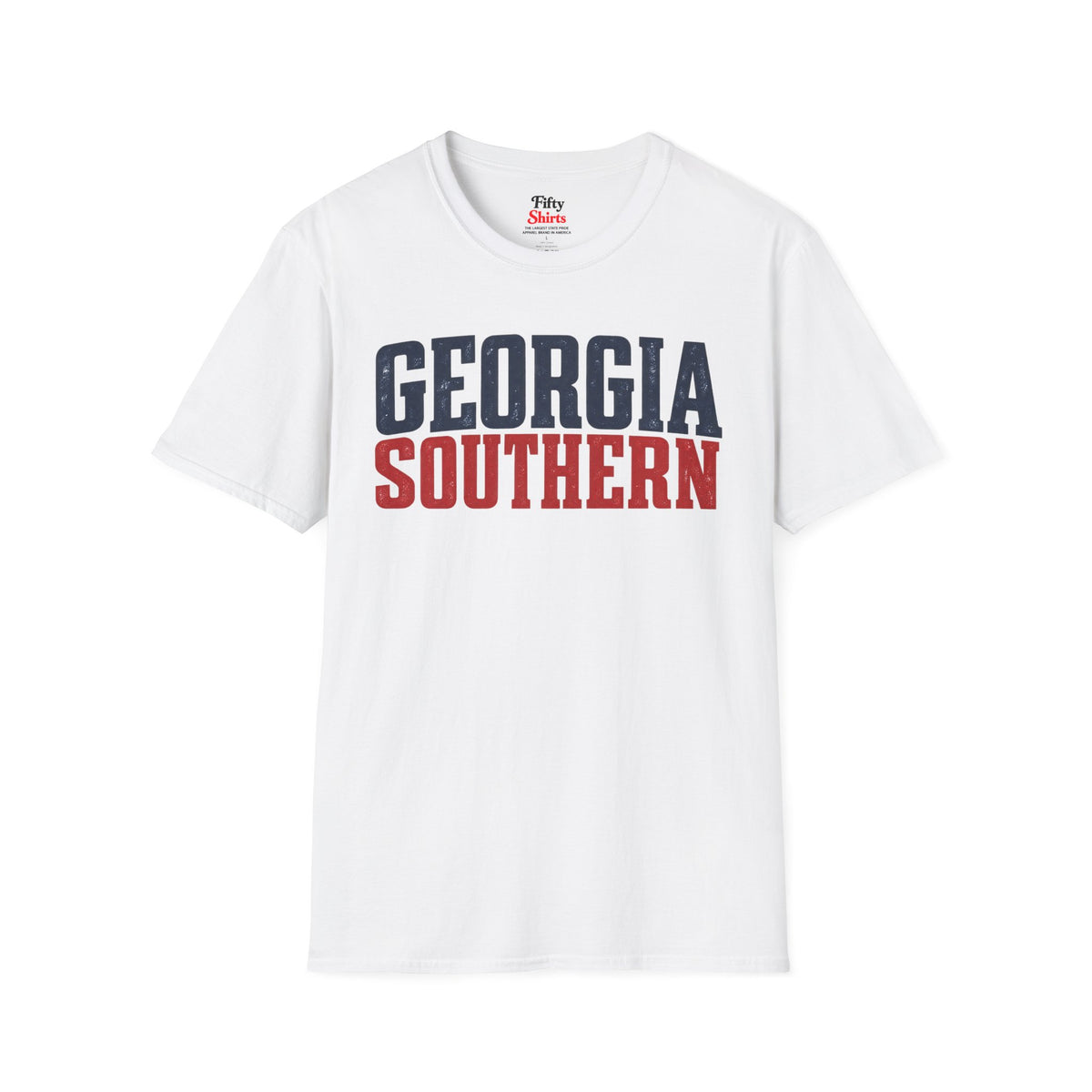 Georgia Southern Unisex Softstyle T Shirt State Name Graphic Tee