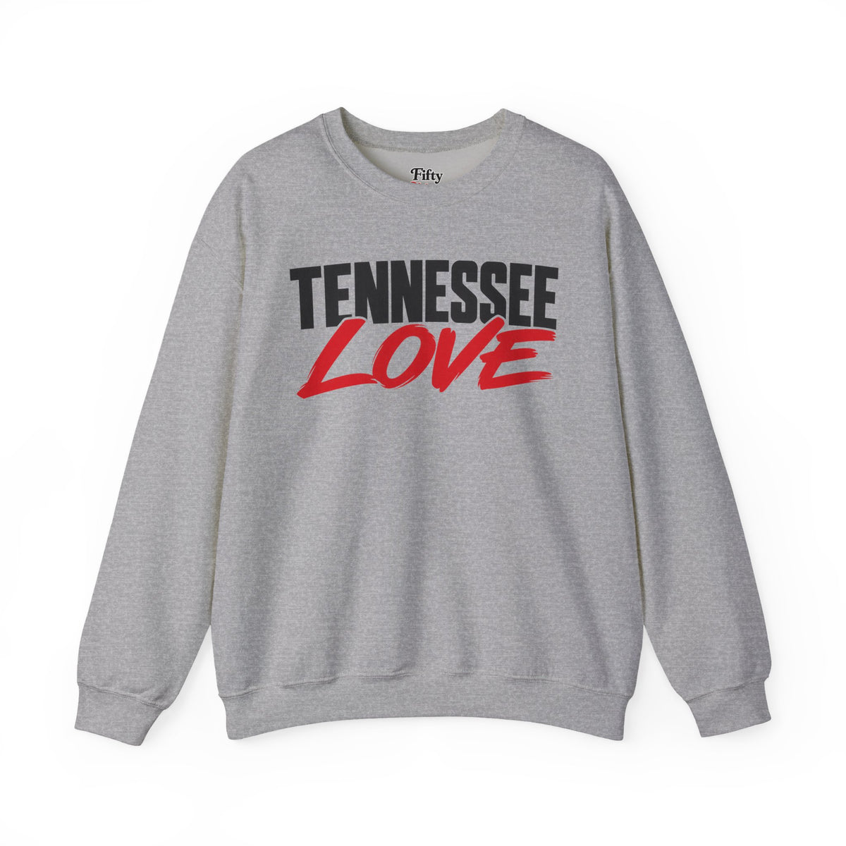Tennessee Love Unisex Crewneck Sweatshirt State Name Graphic