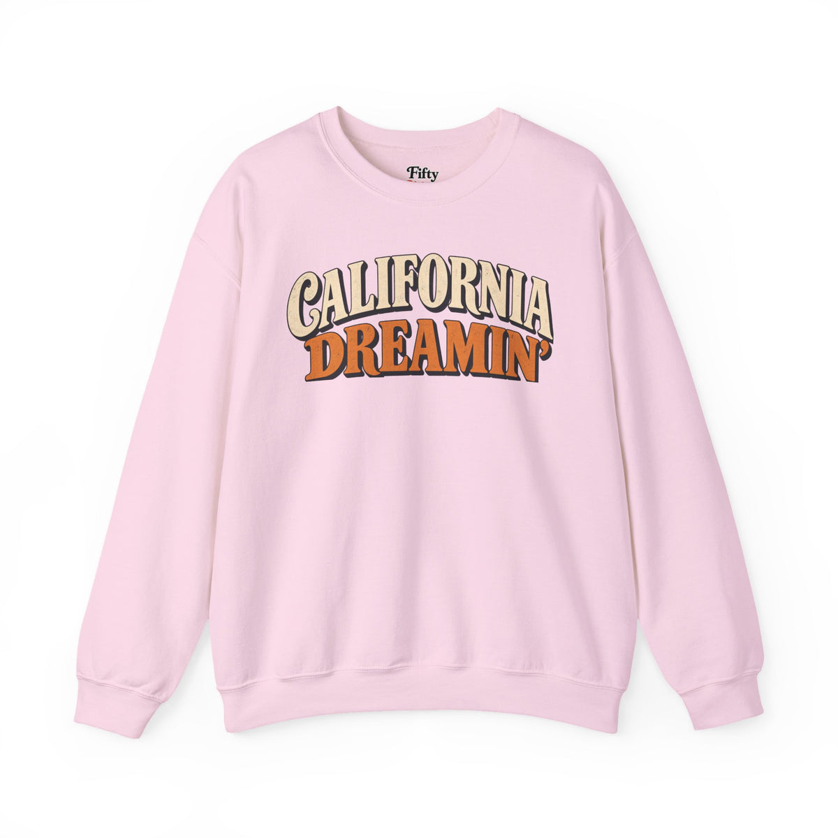 California Dreamin’ Unisex Crewneck Sweatshirt State Name Graphic