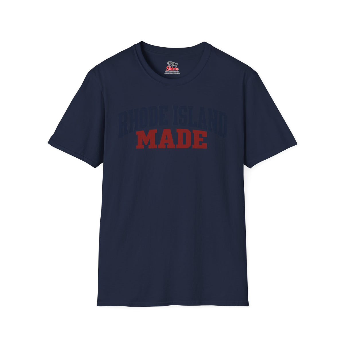 Rhode Island Made Unisex Softstyle T Shirt State Name Graphic Tee