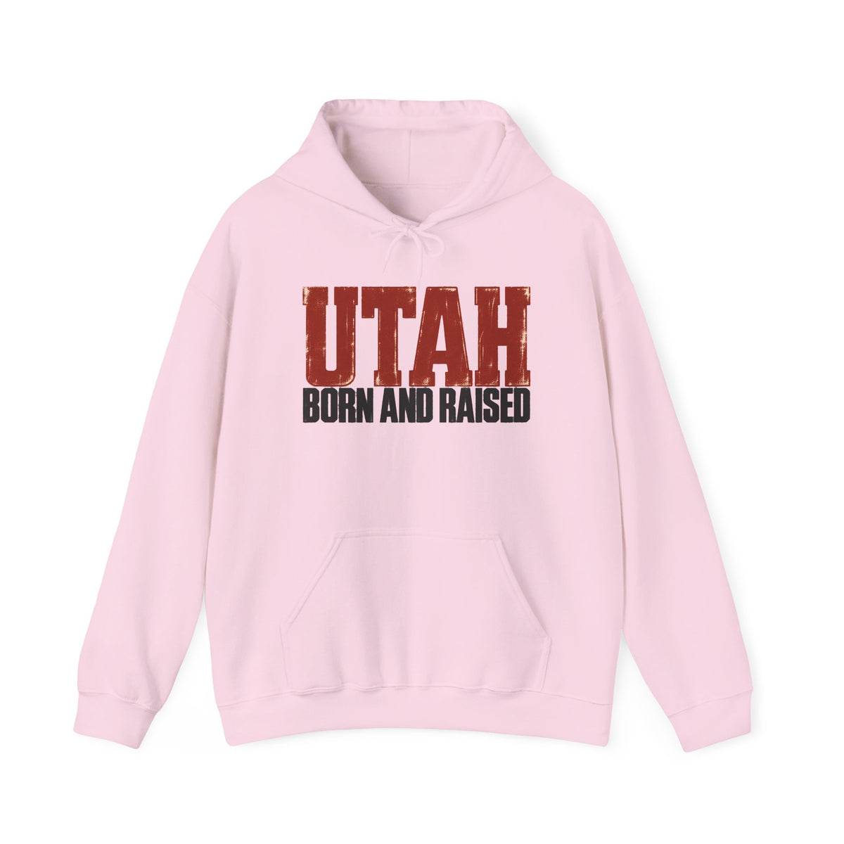 Utah Born and Raised Modern Western Streetwear Unisex Hoodie Graphic