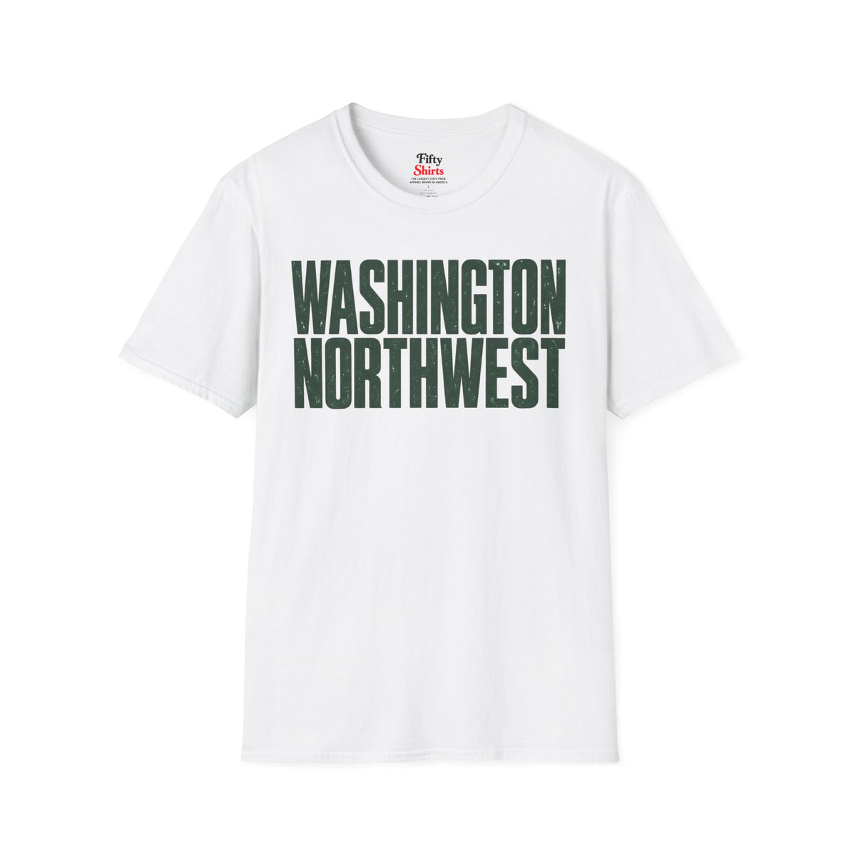 Washington Northwest Unisex Softstyle T Shirt State Name Graphic Tee