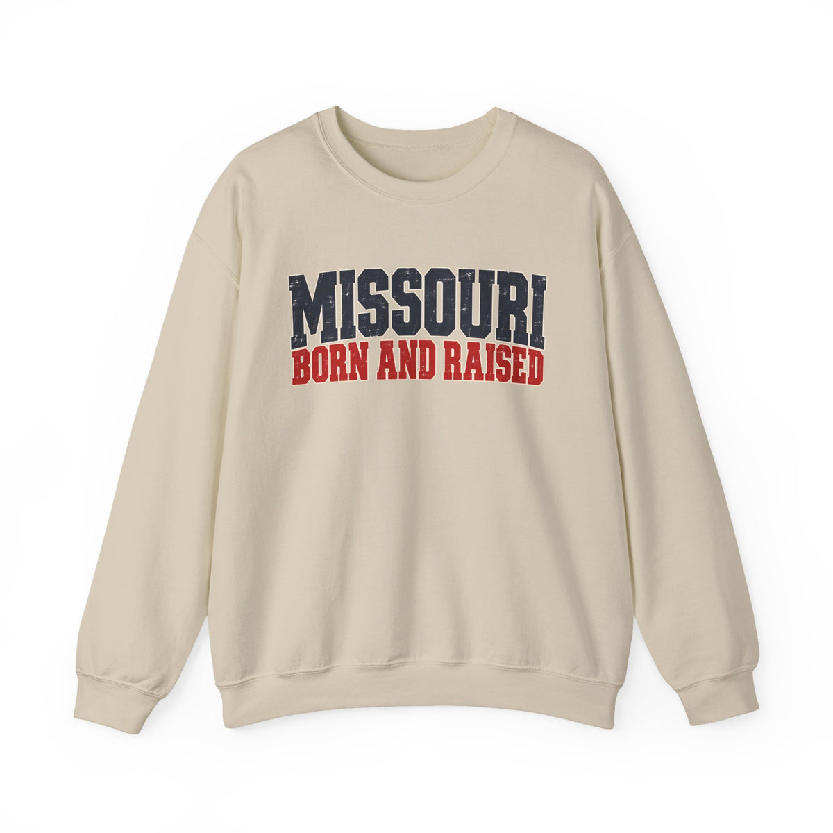 Missouri Born and Raised Rugged Workwear Unisex Sweatshirt Graphic