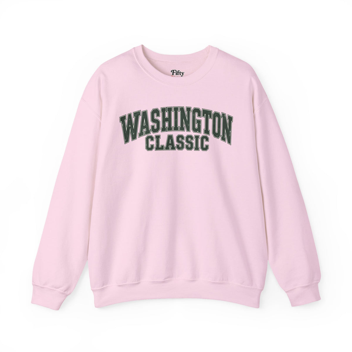 Washington Classic Unisex Crewneck Sweatshirt State Name Graphic