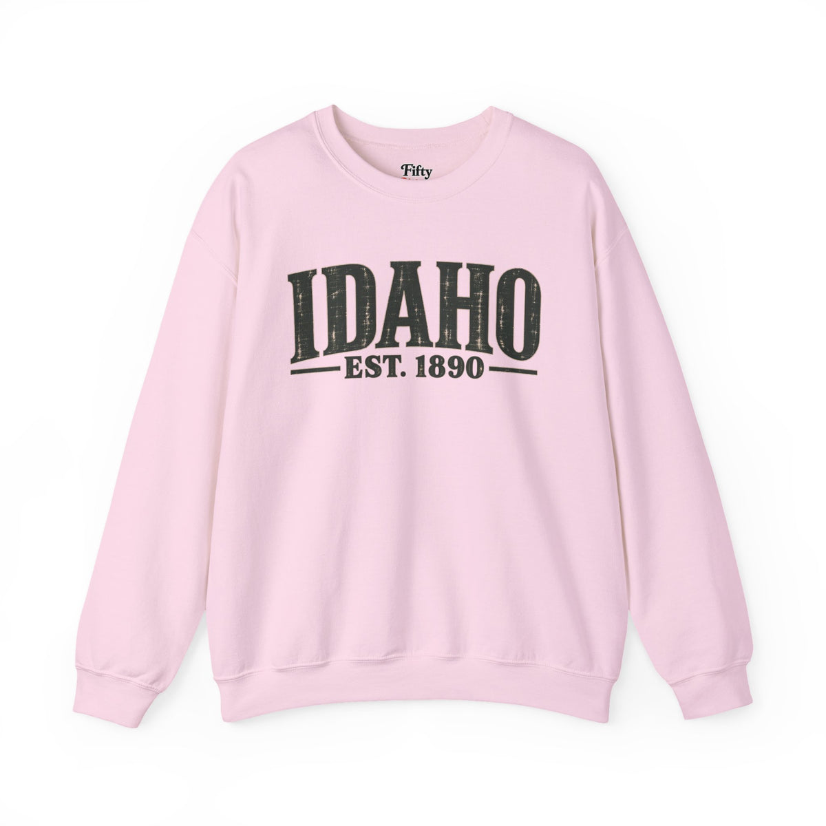Idaho Est 1890 Unisex Crewneck Sweatshirt State Name Graphic