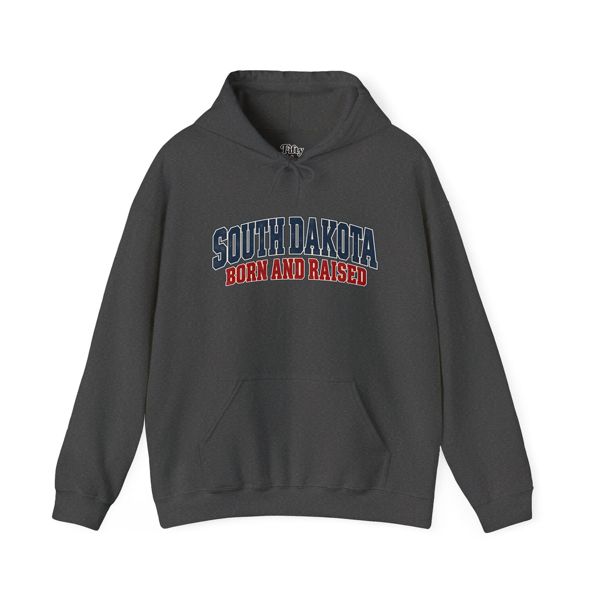 South Dakota Born and Raised Classic Collegiate Unisex Hoodie Graphic