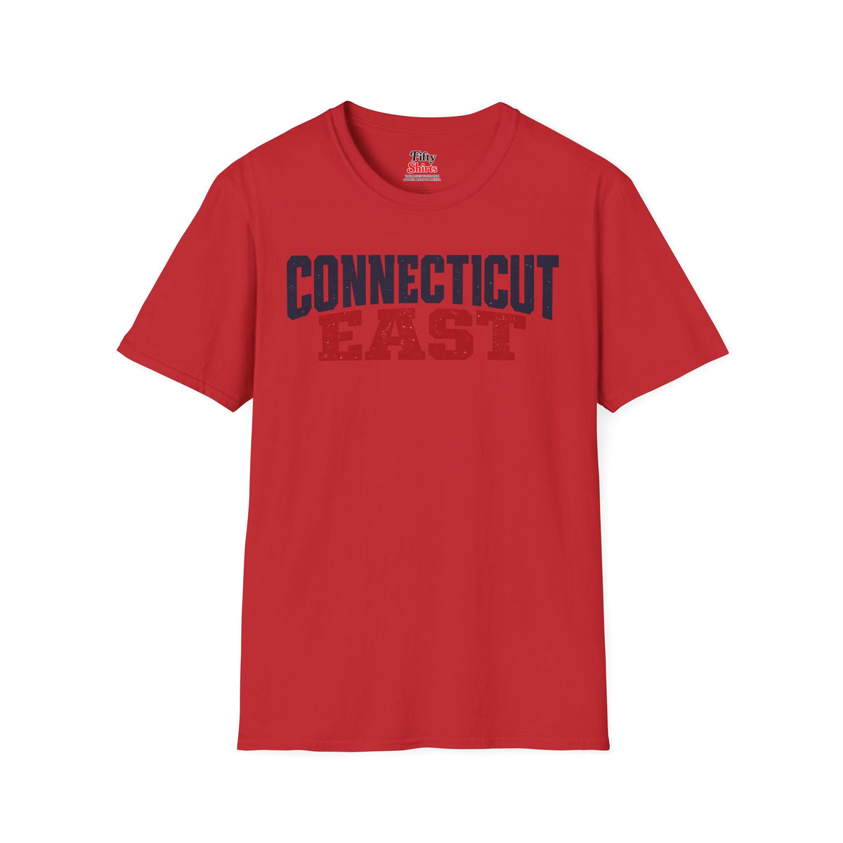 Connecticut East Unisex Softstyle T Shirt State Name Graphic Tee