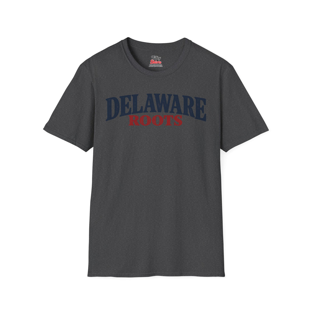 Delaware Roots Unisex Softstyle T Shirt State Name Graphic Tee