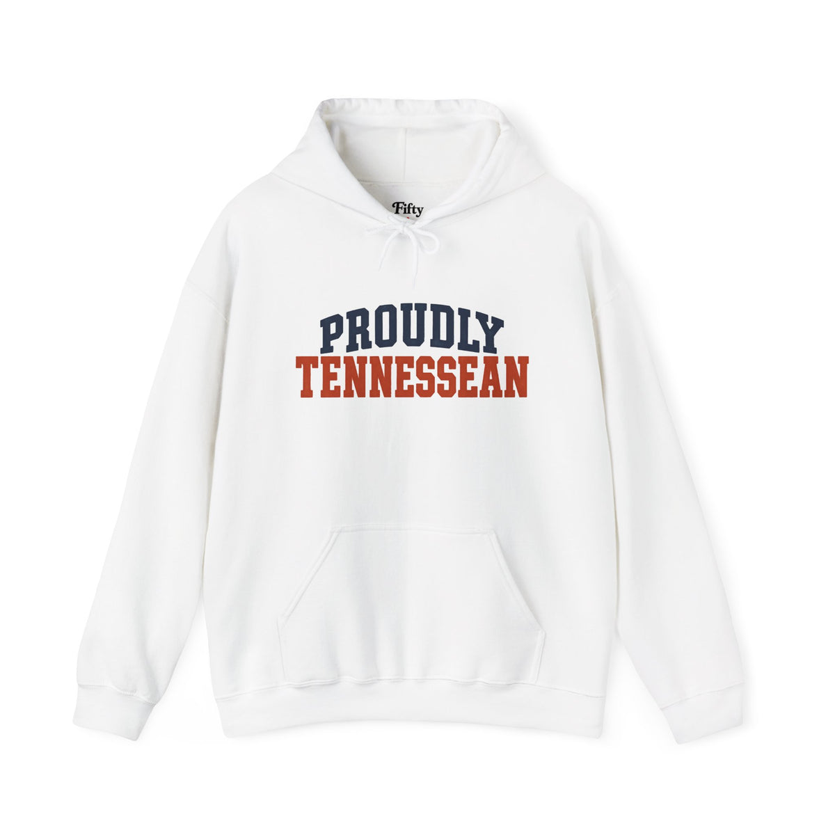 Proudly Tennessean Tennessee Unisex Hoodie State Name Graphic