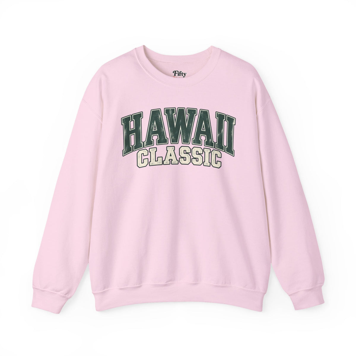 Hawaii Classic Unisex Crewneck Sweatshirt State Name Graphic