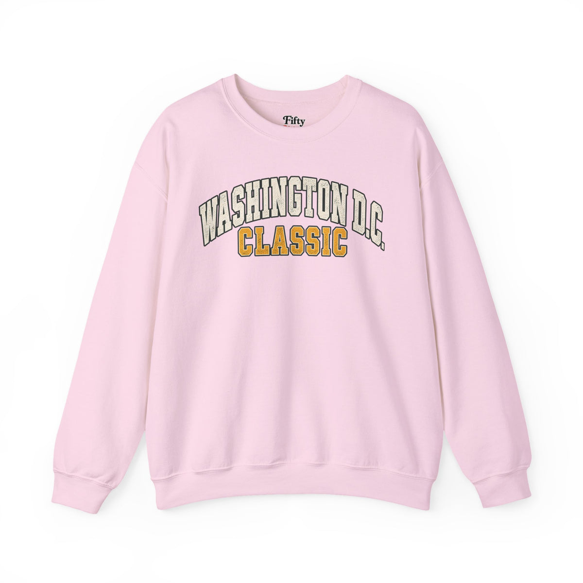 Washington DC Classic Unisex Crewneck Sweatshirt State Name Graphic