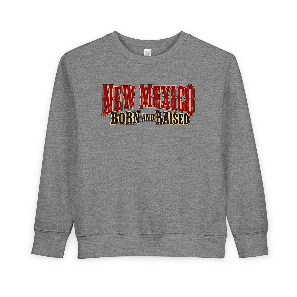 New Mexico Born and Raised Southwestern Heritage Unisex Toddler Sweatshirt