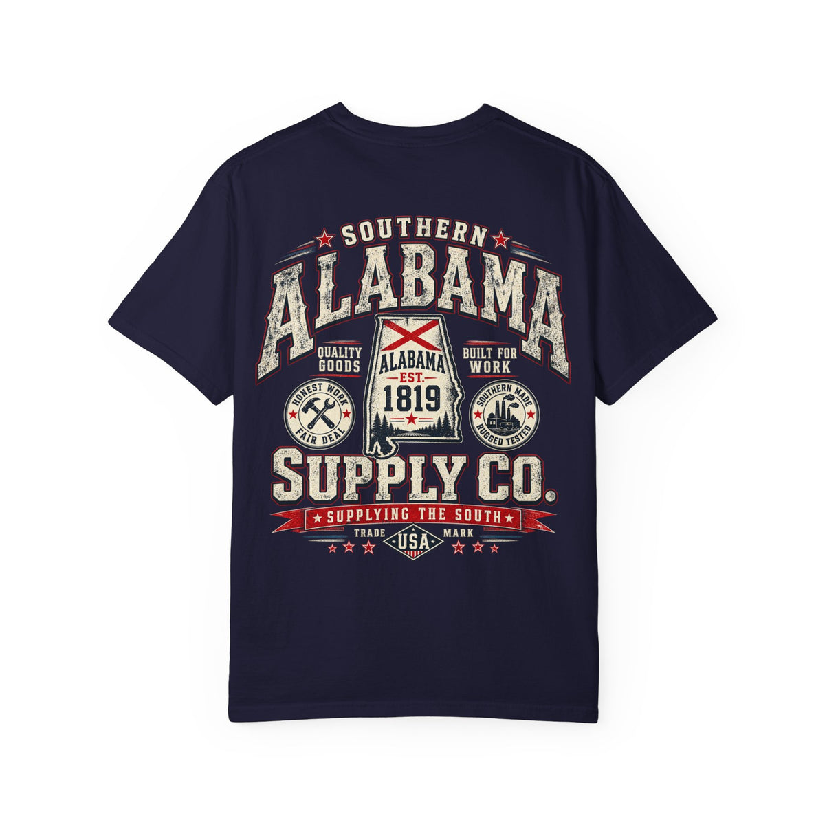 Southern Alabama Supply Unisex Comfort Color 1717 Streetwear Graphic Tee