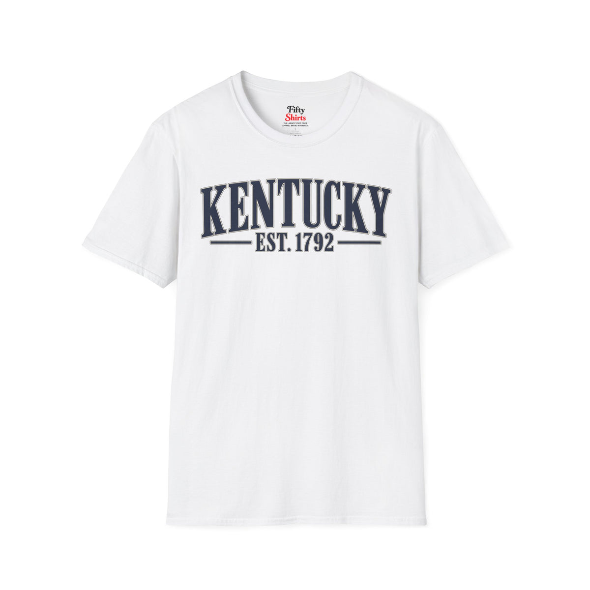 Kentucky Est 1792 Unisex Softstyle T Shirt State Name Graphic Tee