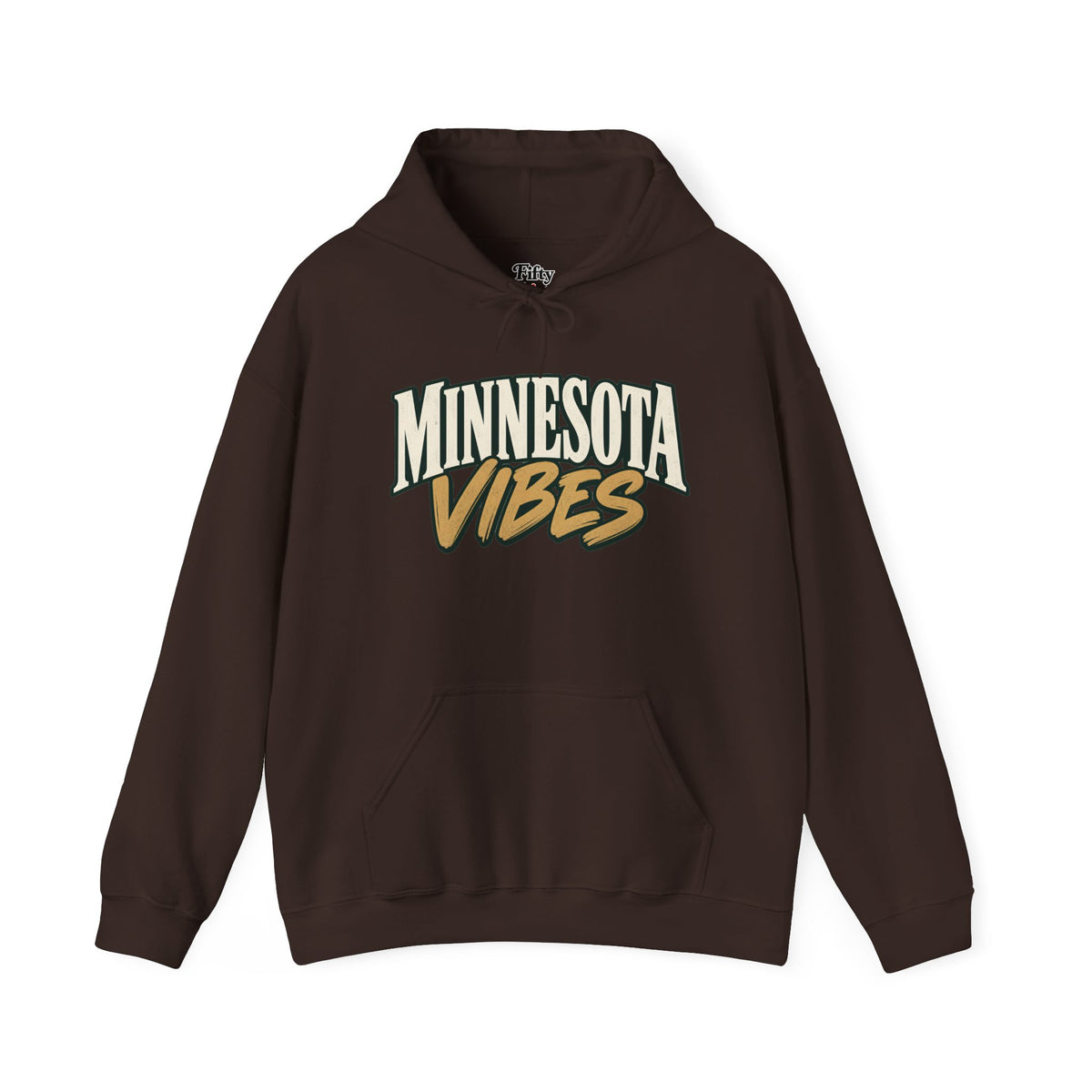 Minnesota Vibes Unisex Hoodie State Name Graphic