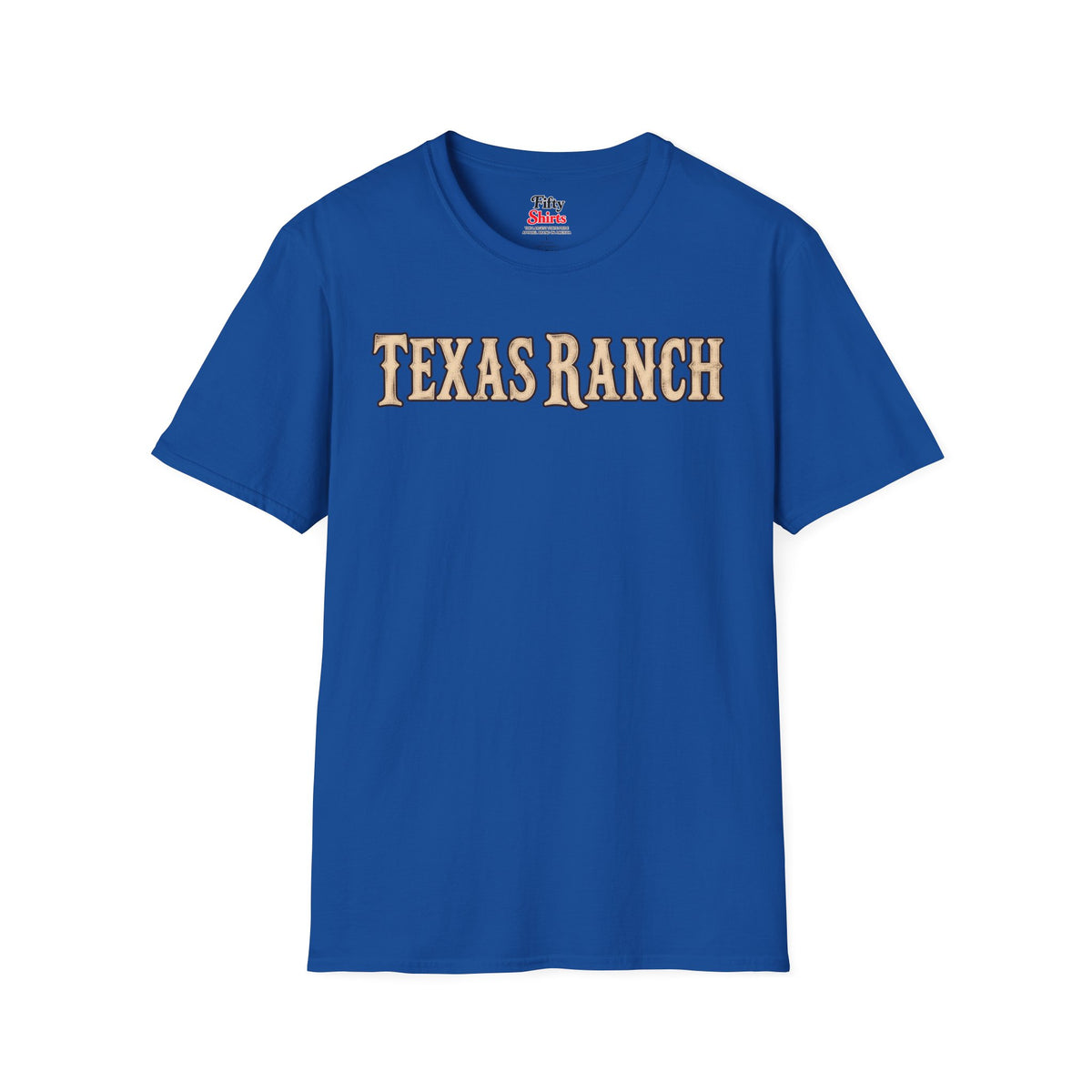 Texas Ranch Unisex Softstyle T Shirt State Name Graphic Tee