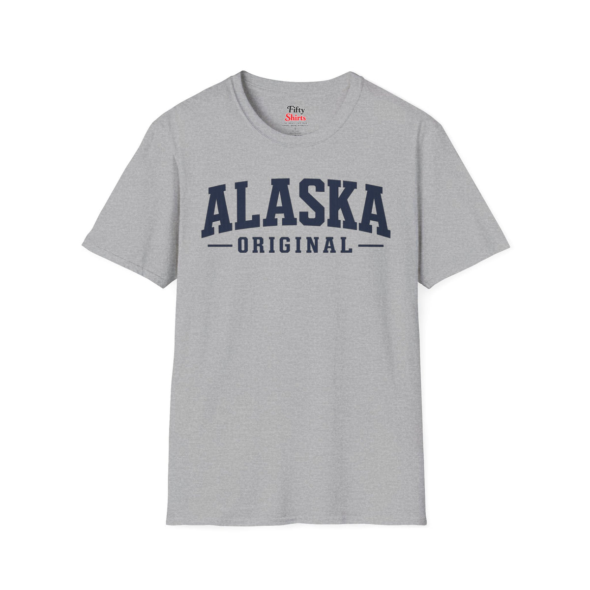 Alaska Original Unisex Softstyle T Shirt State Name Graphic Tee