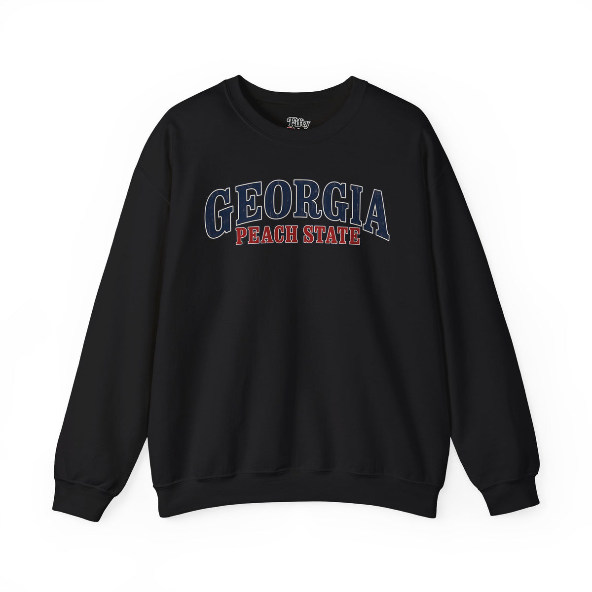 Georgia Peach State Unisex Crewneck Sweatshirt State Name Graphic