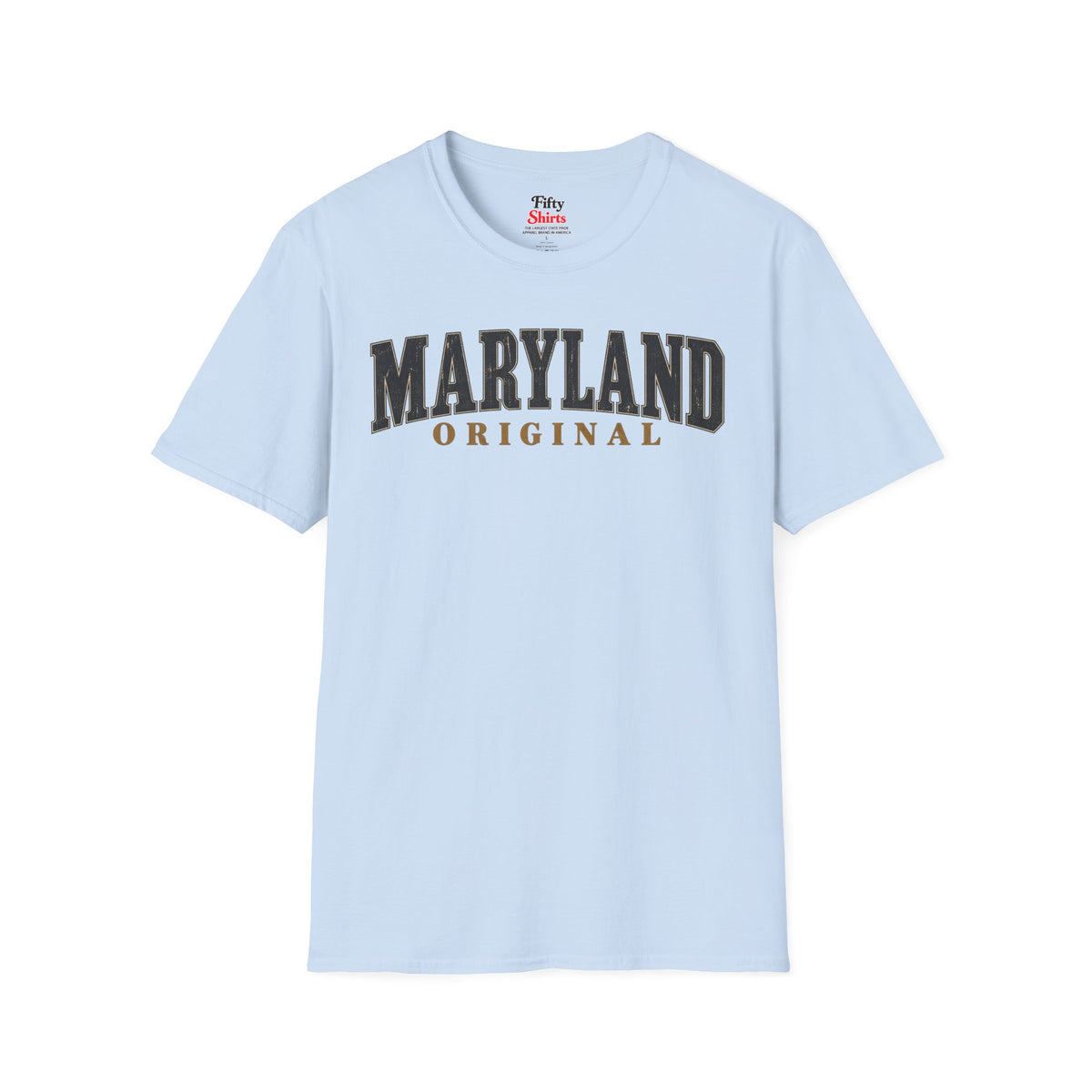Maryland Original Unisex Softstyle T Shirt State Name Graphic Tee