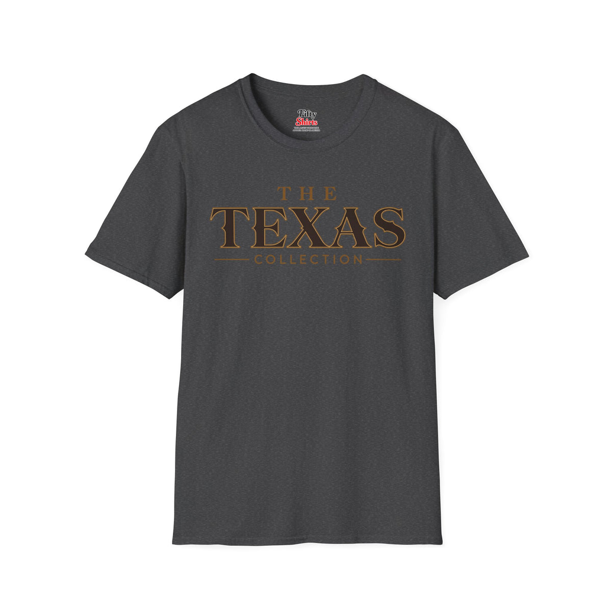 The Texas Collection Unisex Softstyle T Shirt State Name Graphic Tee