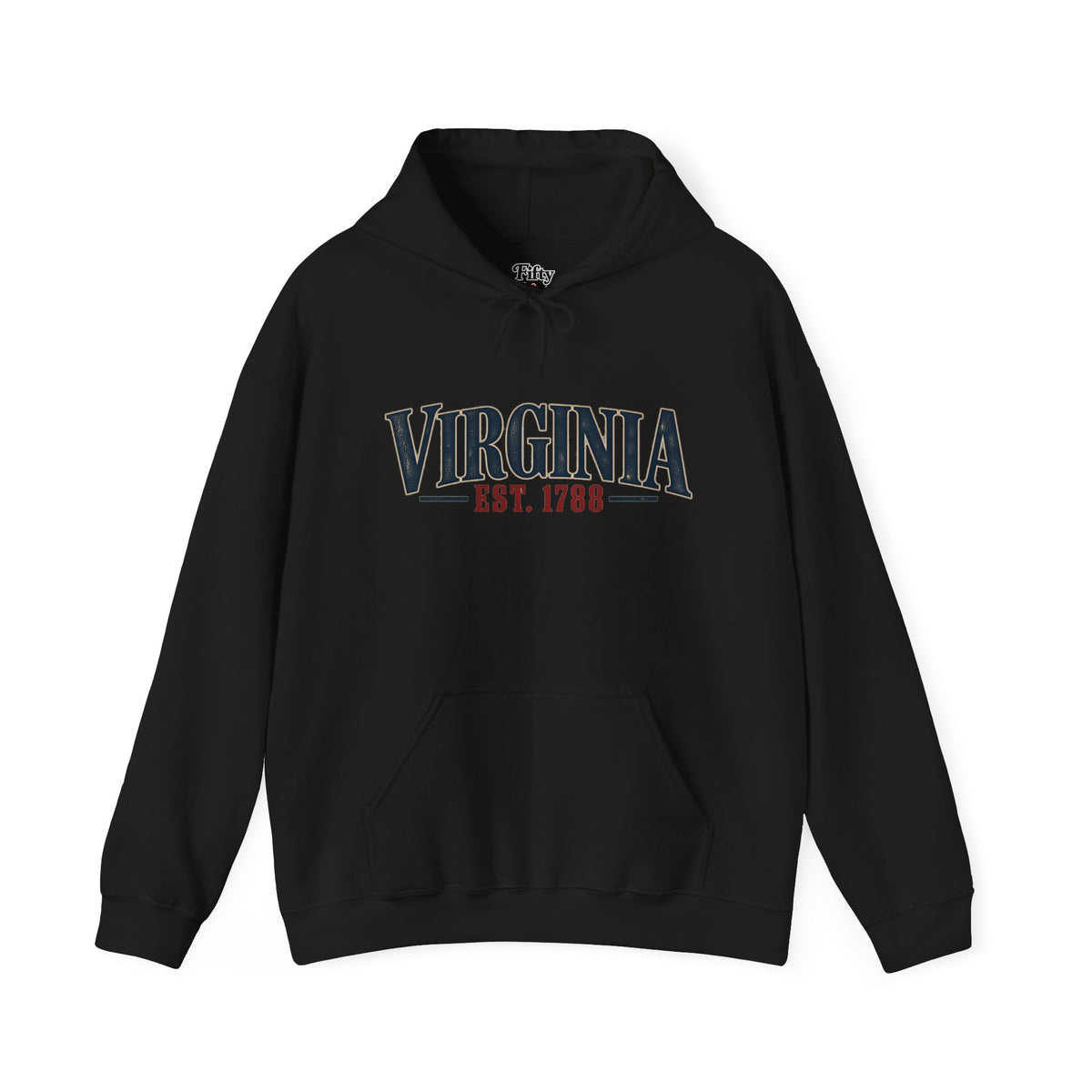 Virginia Est 1788 Unisex Hoodie State Name Graphic