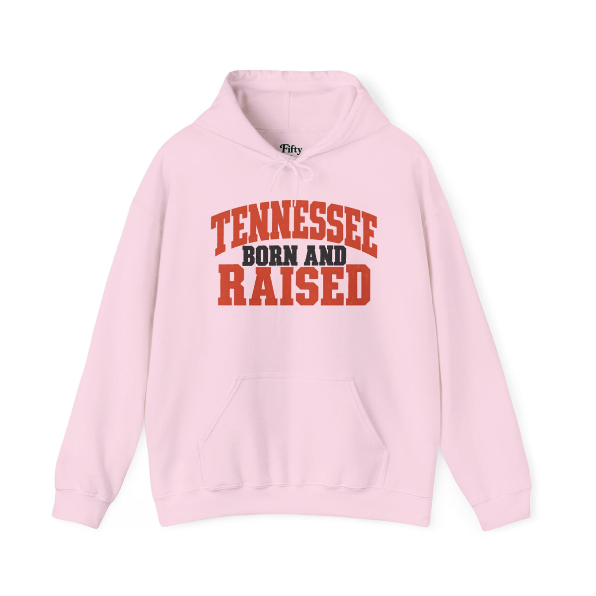 Tennessee Born And Raised Unisex Hoodie State Name Graphic