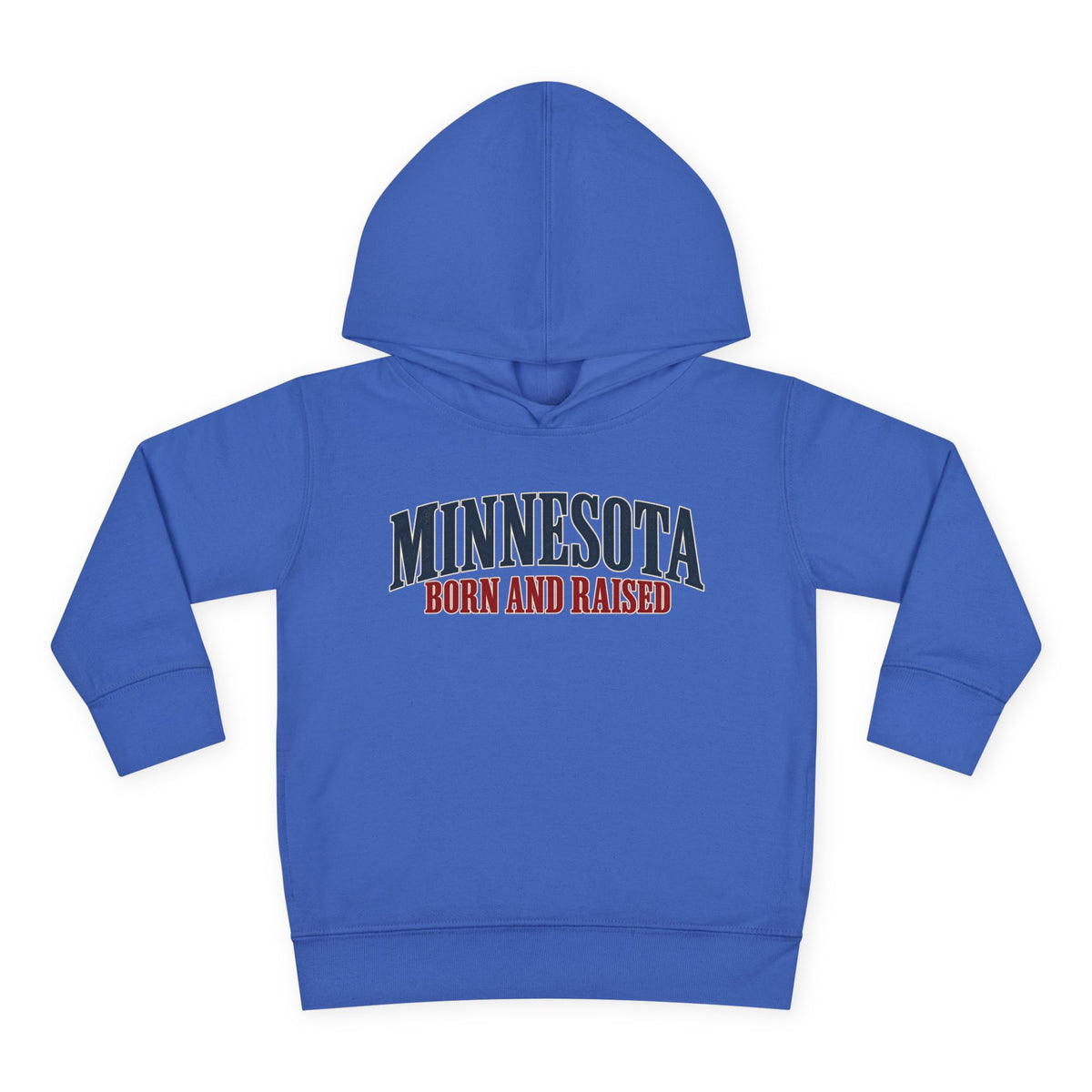Minnesota Born and Raised Luxury Heritage Unisex Toddler Pullover Fleece Hoodie