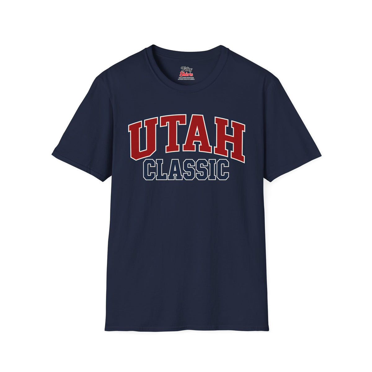 Utah Classic Unisex Softstyle T Shirt State Name Graphic Tee
