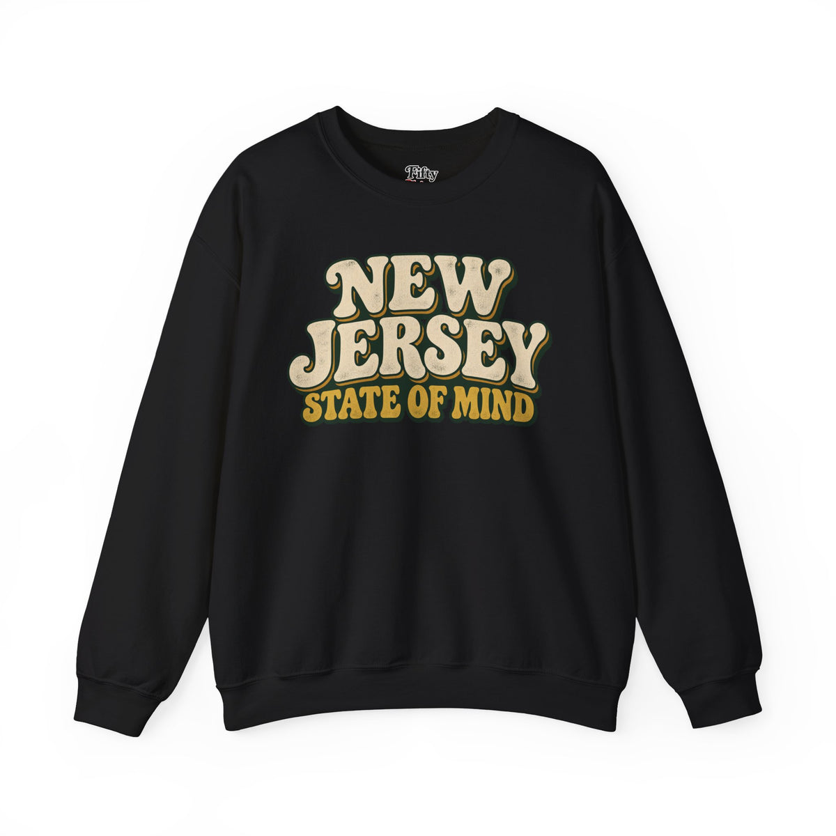 New Jersey State of Mind Unisex Crewneck Sweatshirt State Name Graphic