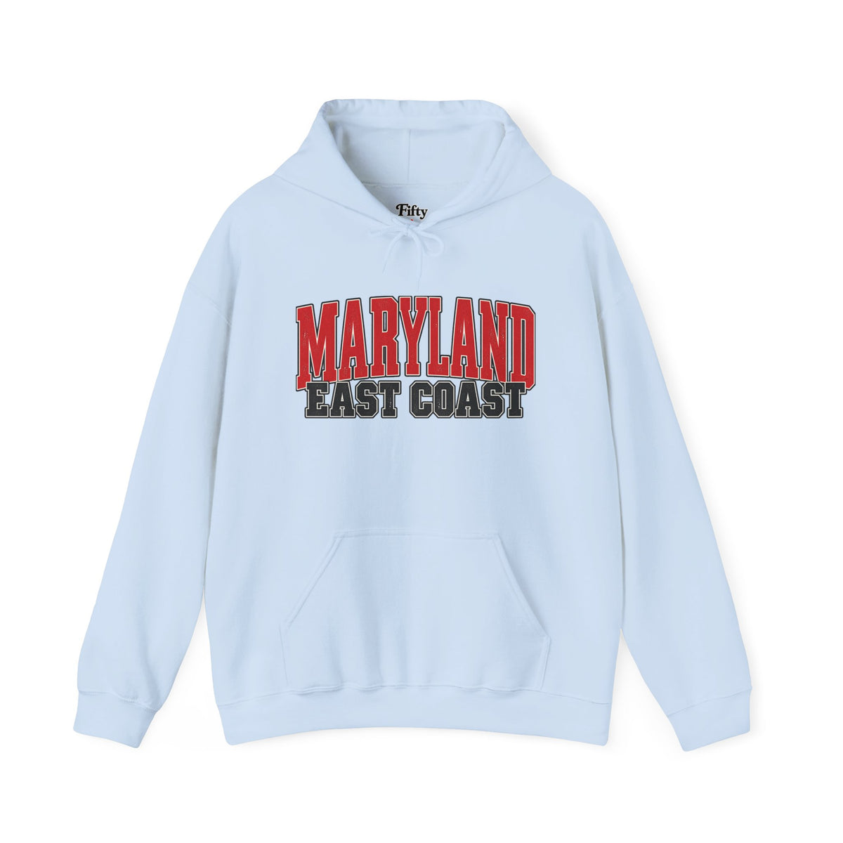 Maryland East Coast Unisex Hoodie State Name Graphic