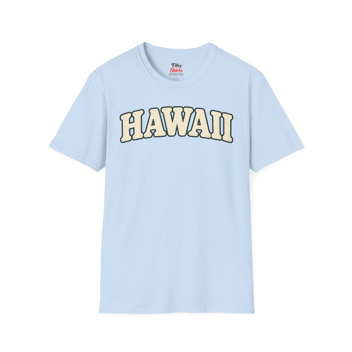 Hawaii Unisex Softstyle T Shirt State Name Graphic Tee