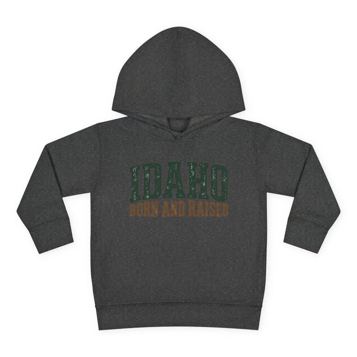 Idaho Born and Raised Pacific Northwest Heritage Unisex Toddler Pullover Fleece Hoodie