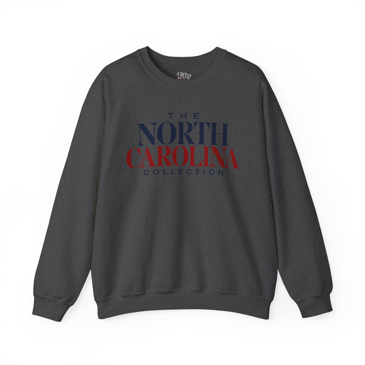 The North Carolina Collection Unisex Crewneck Sweatshirt State Name Graphic