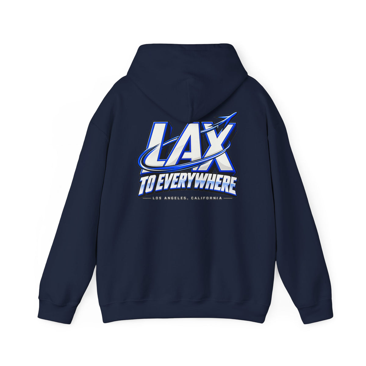 Lax To Everywhere Los Angeles Unisex Hoodie Graphic