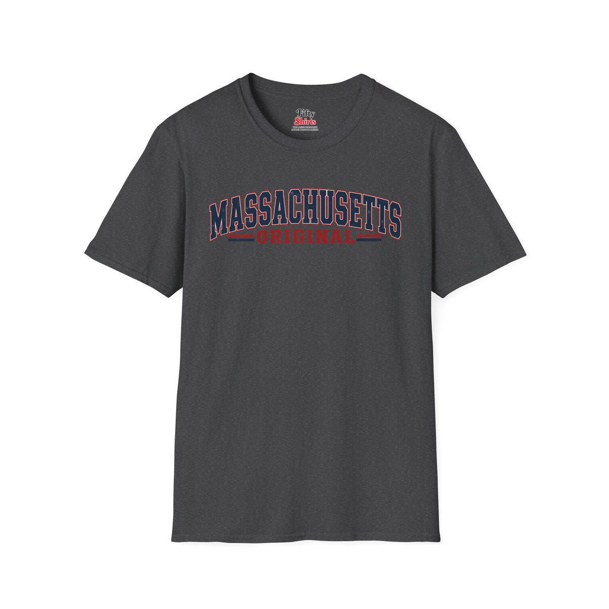 Massachusetts Original Unisex Softstyle T Shirt State Name Graphic Tee
