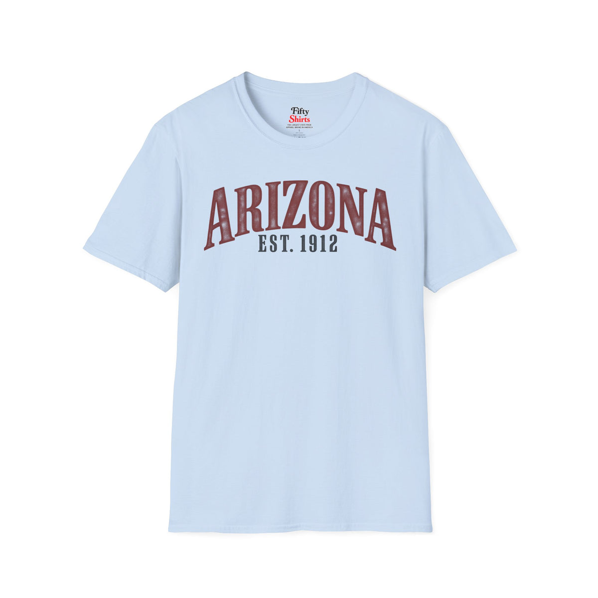 Arizona Est 1912 Unisex Softstyle T Shirt State Name Graphic Tee