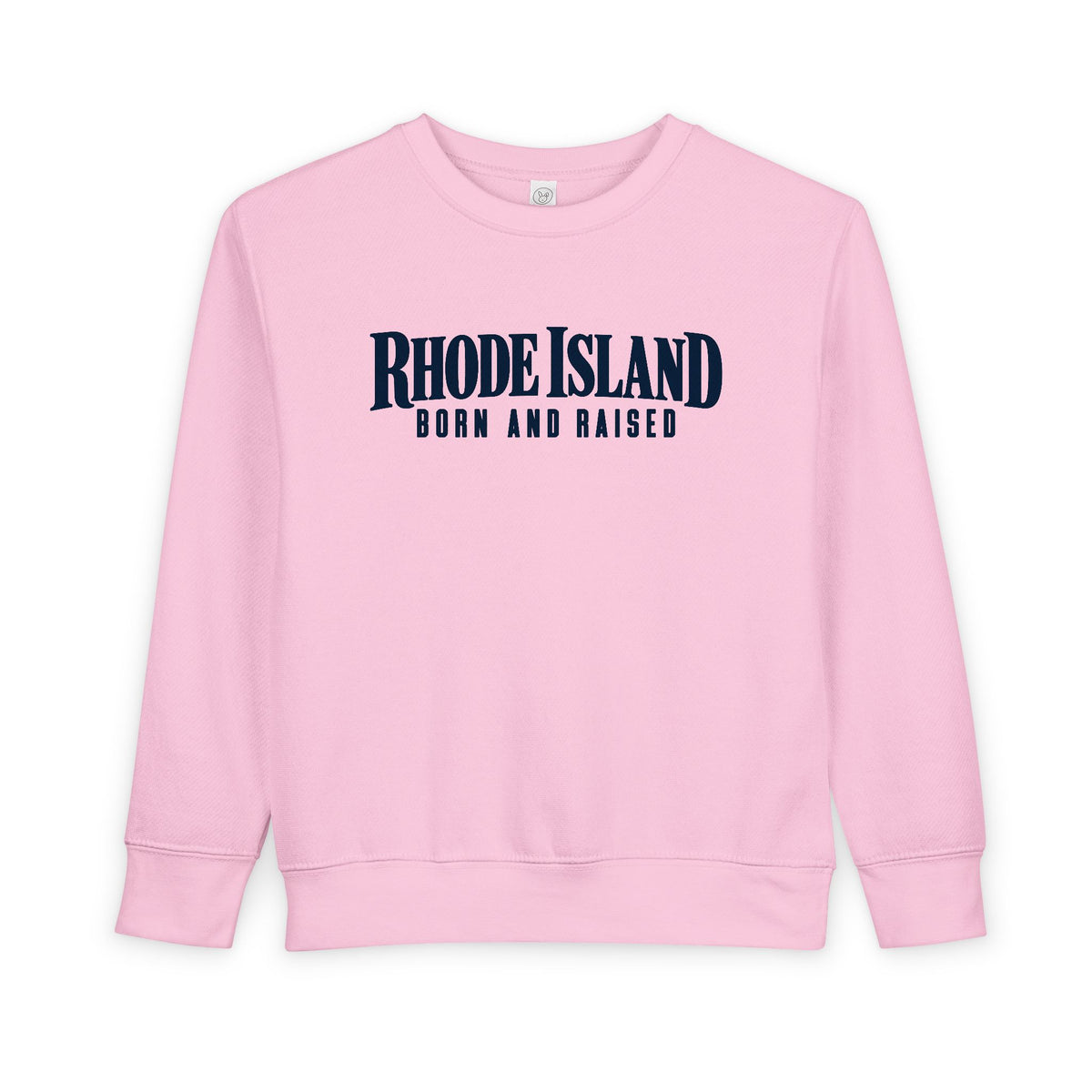 Rhode Island Born and Raised Premium Heritage Unisex Toddler Sweatshirt