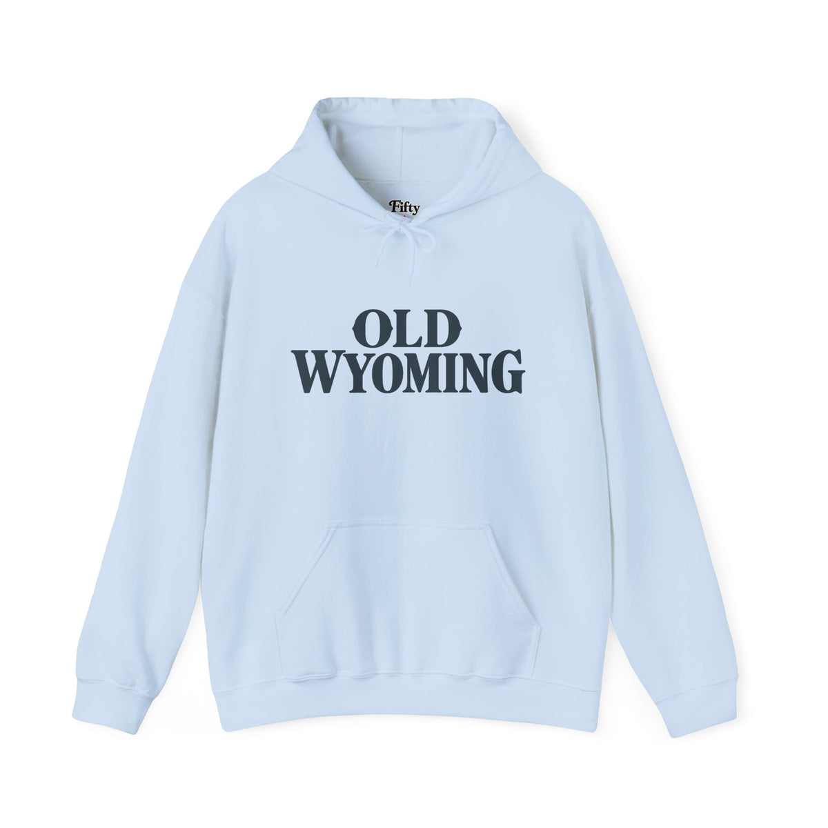Old Wyoming Unisex Hoodie State Name Graphic