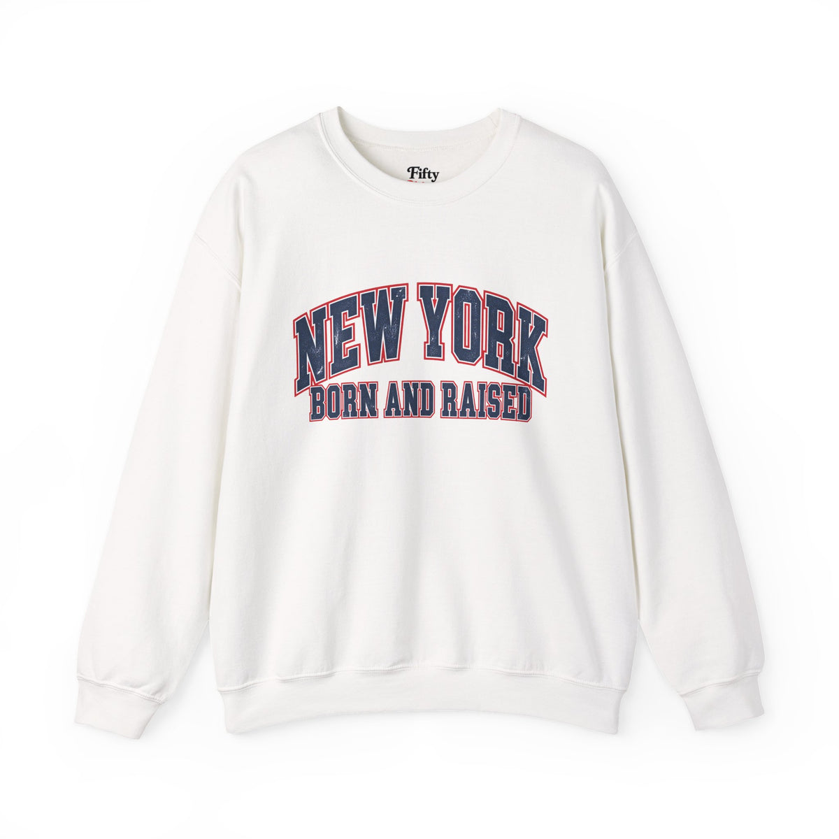 New York Born and Raised Vintage Athletic Heritage Unisex Sweatshirt Graphic