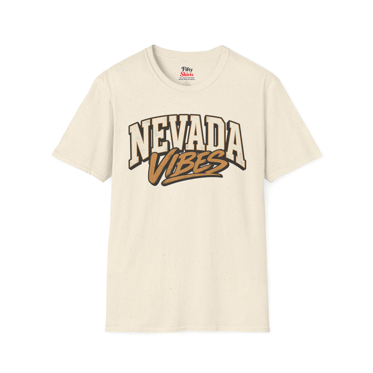 Nevada Vibes Unisex Softstyle T Shirt State Name Graphic Tee
